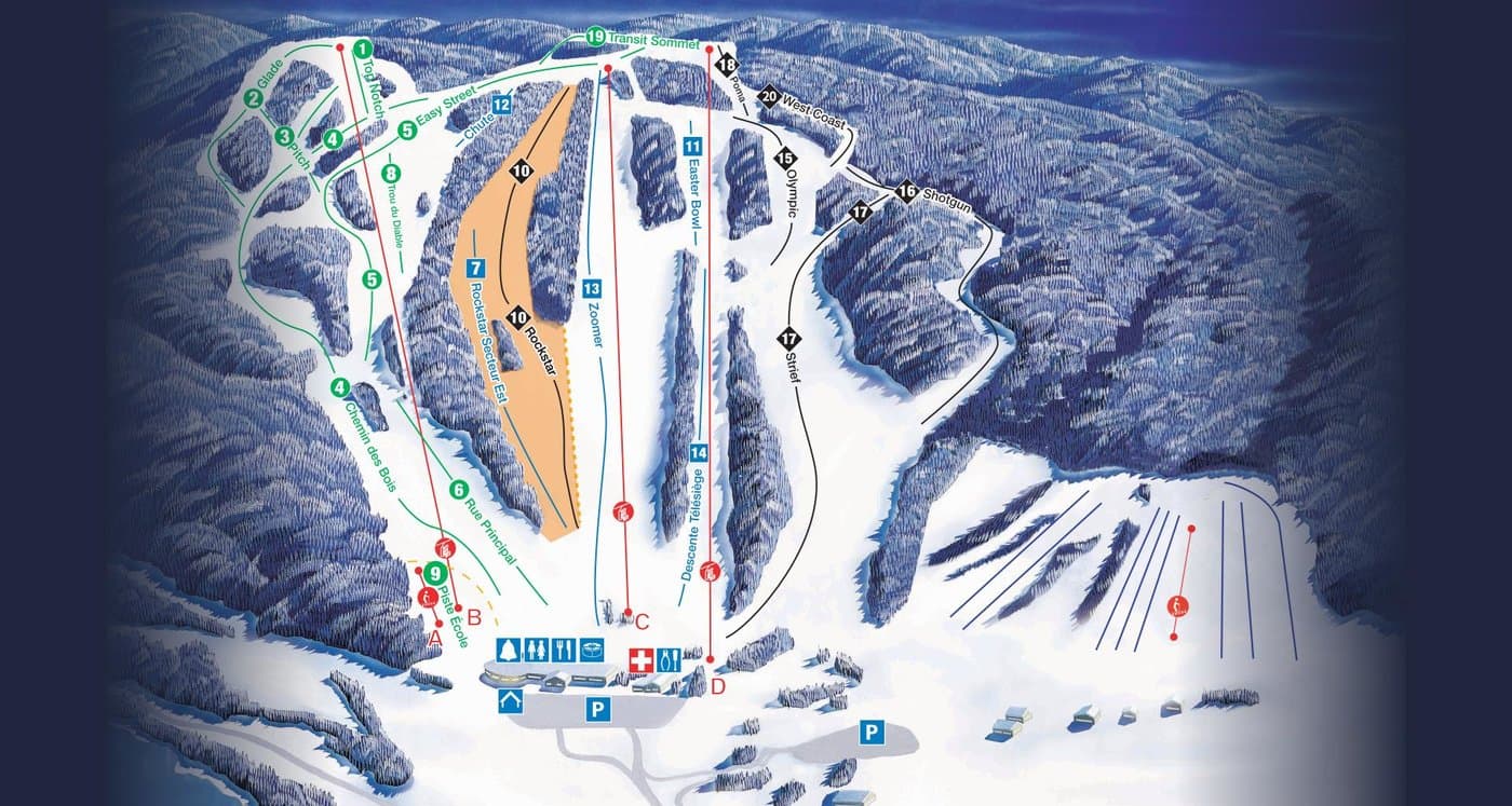 Edelweiss Valley Trail Map