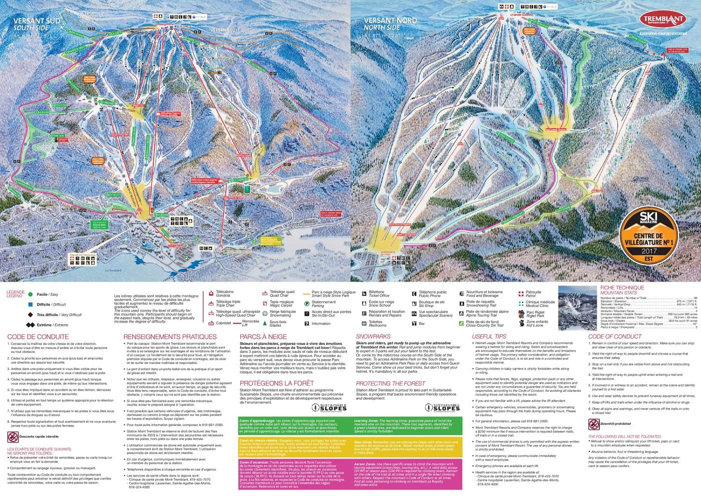 Mont Tremblant Trail Map